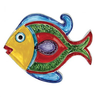 Pesce in Bassorilievo ceramiche de simone PER320/S-3 Pesce in Bassorilievo ceramiche de simone PER320/S-3